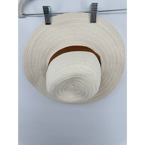 Madewell Women's $40 Packable Braided Straw Hat Ivory Size M/L - Picture 3 of 6